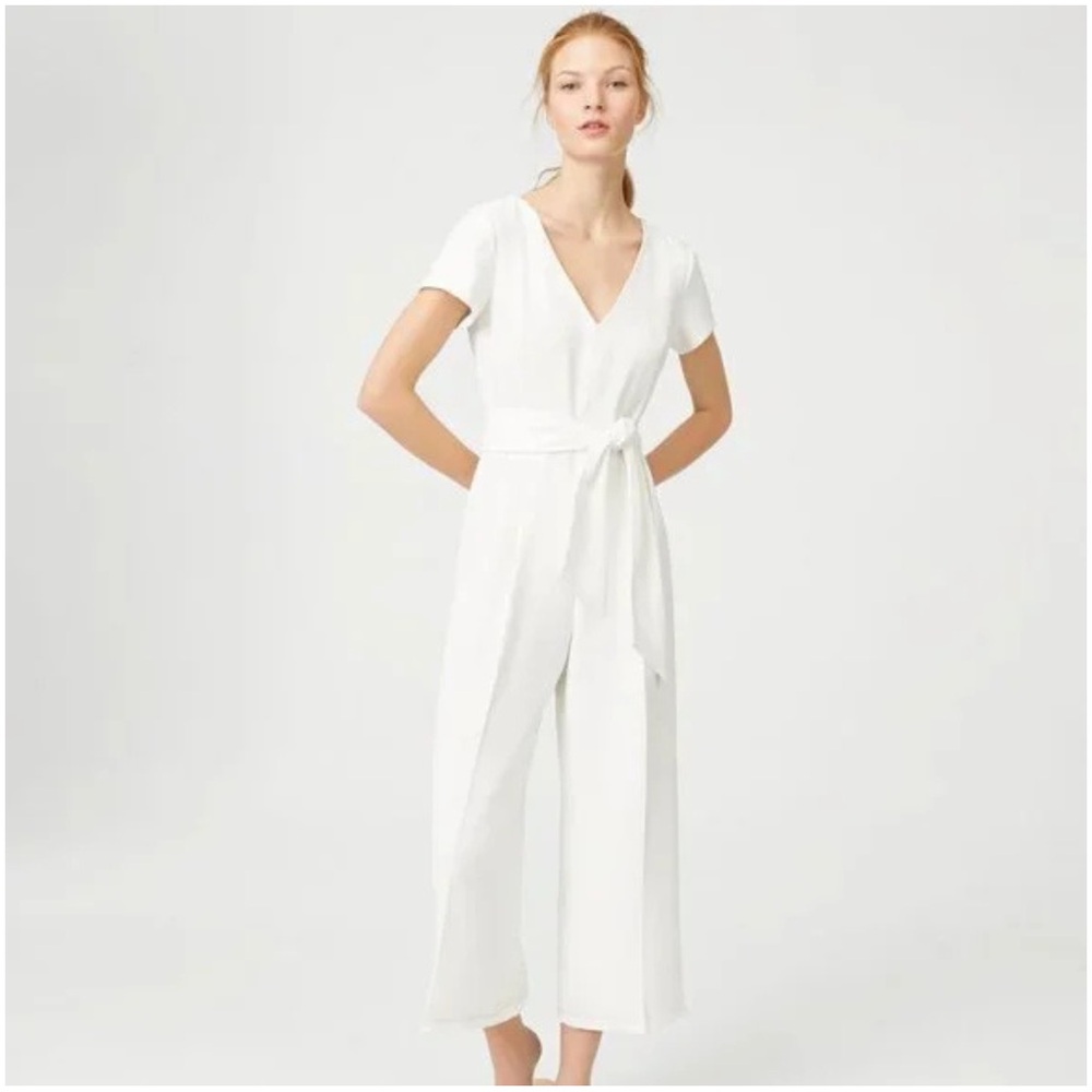 Club Monaco White Sannah Jumpsuit